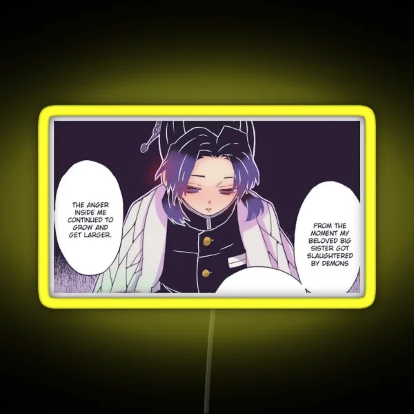 Shinobu Colored Panel 8 RGB Neon Sign