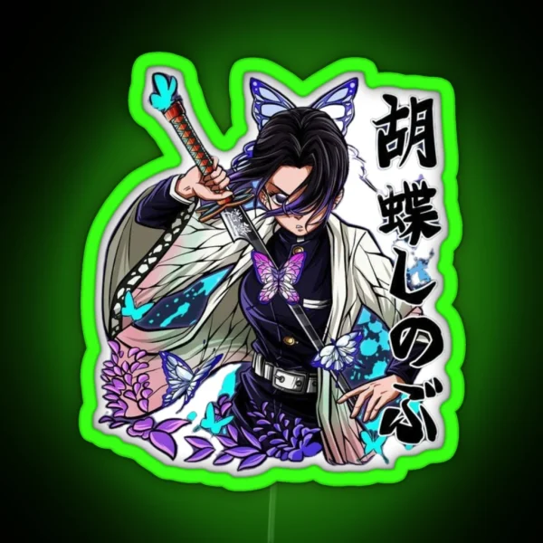 Shinobu Hashira RGB Neon Sign