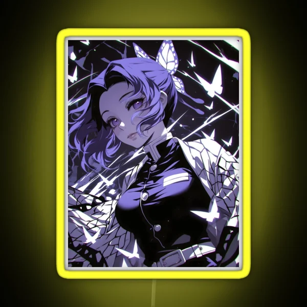 Shinobu Kocho Demon Slayer 10 RGB Neon Sign