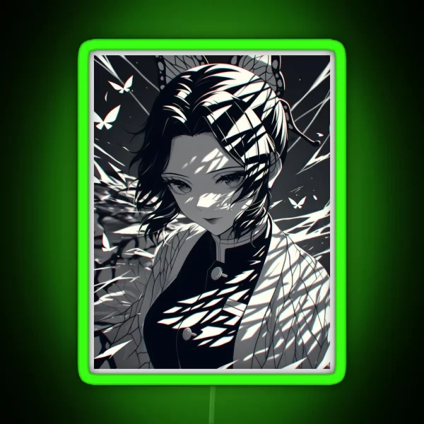 Shinobu Kocho Demon Slayer 11 RGB Neon Sign