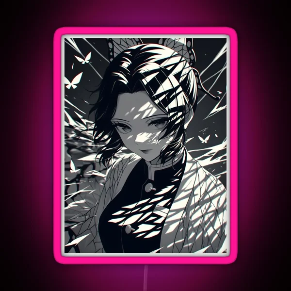 Shinobu Kocho Demon Slayer 11 RGB Neon Sign