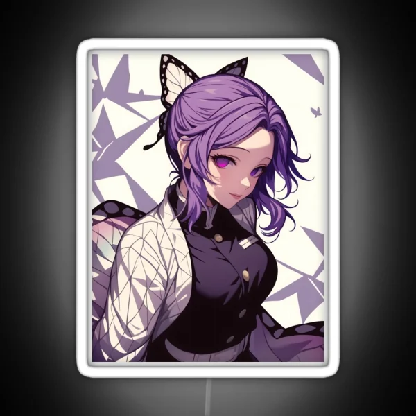 Shinobu Kocho Demon Slayer 12 RGB Neon Sign