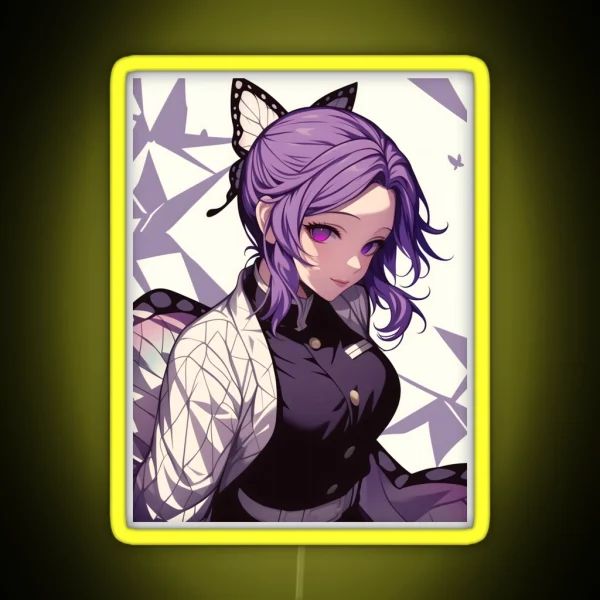 Shinobu Kocho Demon Slayer 12 RGB Neon Sign