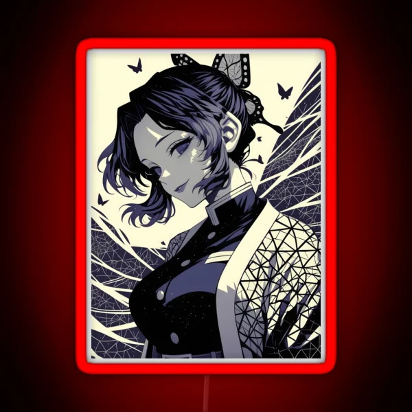 Shinobu Kocho Demon Slayer 13 RGB Neon Sign