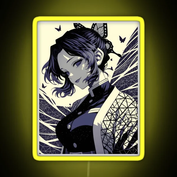 Shinobu Kocho Demon Slayer 13 RGB Neon Sign