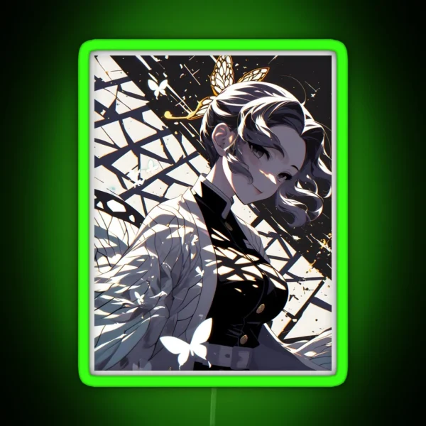 Shinobu Kocho Demon Slayer 14 RGB Neon Sign