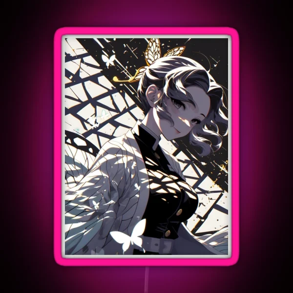 Shinobu Kocho Demon Slayer 14 RGB Neon Sign