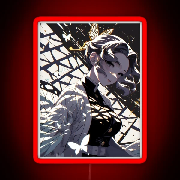 Shinobu Kocho Demon Slayer 14 RGB Neon Sign
