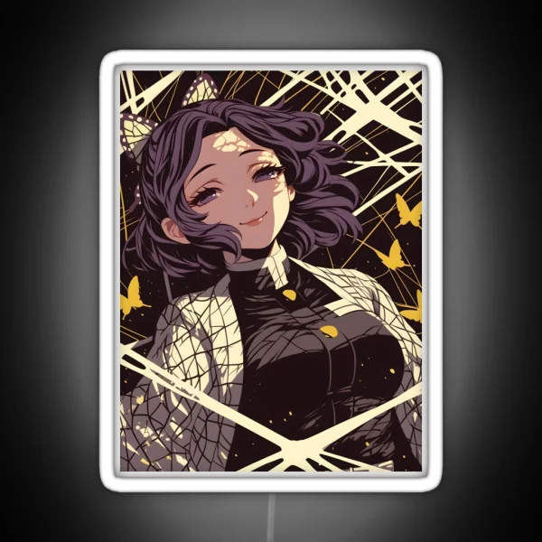 Shinobu Kocho Demon Slayer 15 RGB Neon Sign