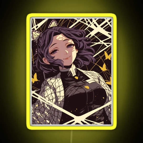 Shinobu Kocho Demon Slayer 15 RGB Neon Sign