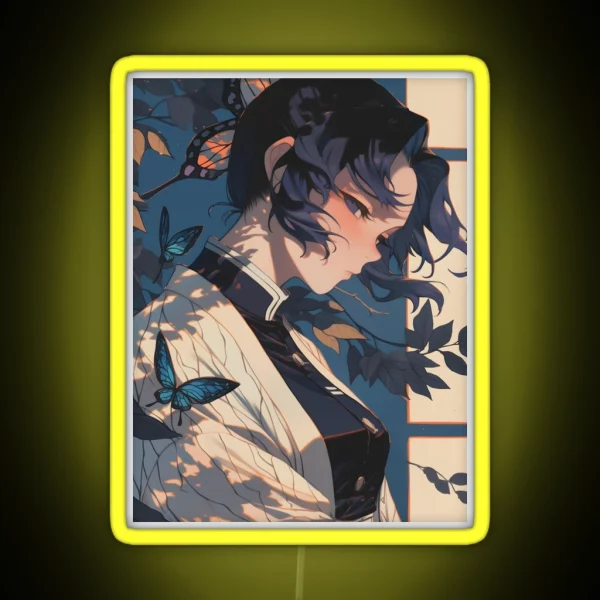 Shinobu Kocho Demon Slayer 17 RGB Neon Sign