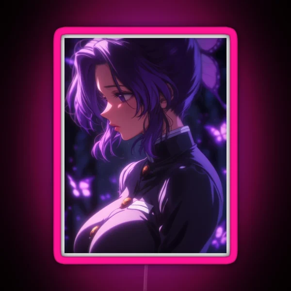 Shinobu Kocho Demon Slayer 18 RGB Neon Sign