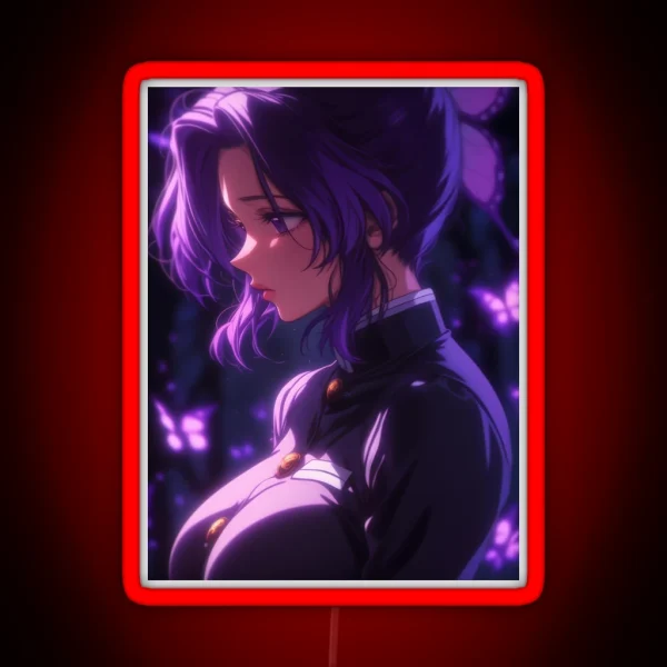 Shinobu Kocho Demon Slayer 18 RGB Neon Sign