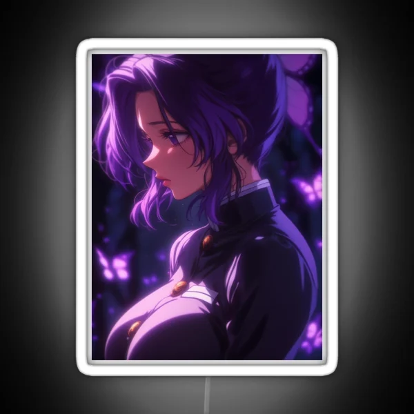 Shinobu Kocho Demon Slayer 18 RGB Neon Sign