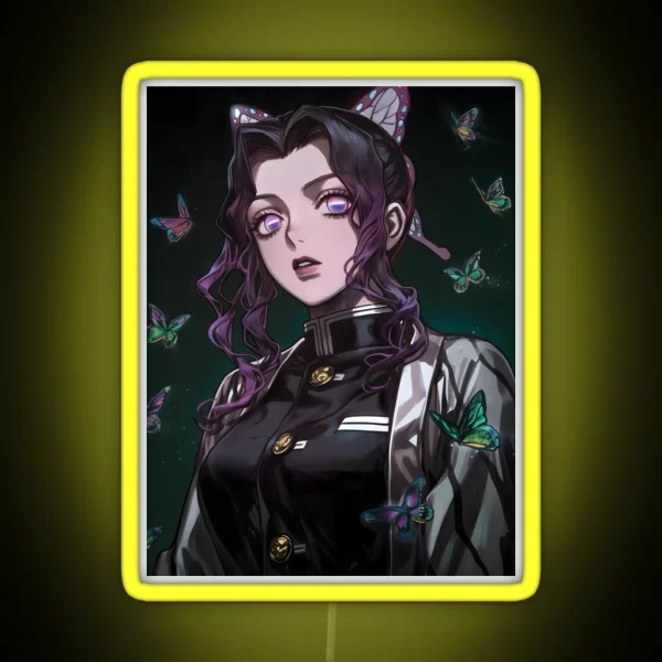 Shinobu Kocho Demon Slayer 19 RGB Neon Sign