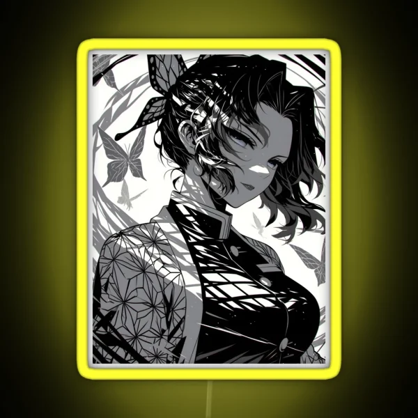 Shinobu Kocho Demon Slayer 2 RGB Neon Sign