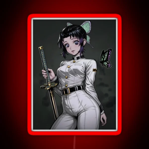 Shinobu Kocho Demon Slayer 20 RGB Neon Sign