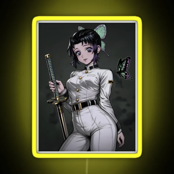 Shinobu Kocho Demon Slayer 20 RGB Neon Sign
