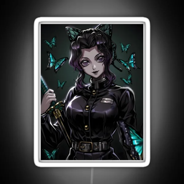 Shinobu Kocho Demon Slayer 21 RGB Neon Sign