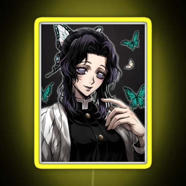 Shinobu Kocho Demon Slayer 22 RGB Neon Sign