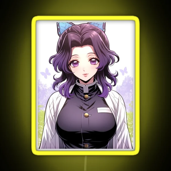 Shinobu Kocho Demon Slayer 26 RGB Neon Sign