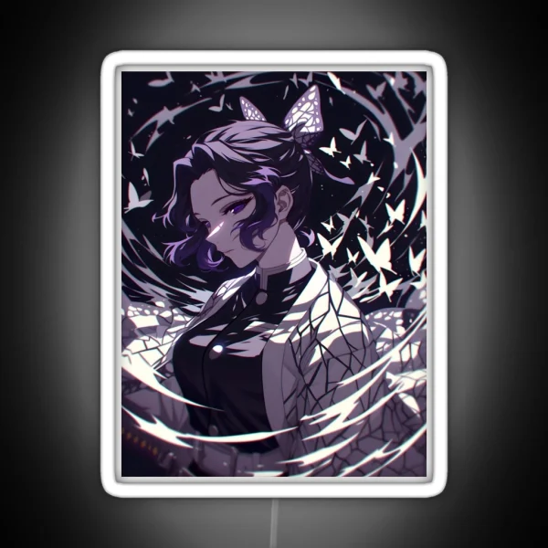 Shinobu Kocho Demon Slayer 3 RGB Neon Sign