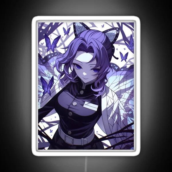 Shinobu Kocho Demon Slayer 4 RGB Neon Sign