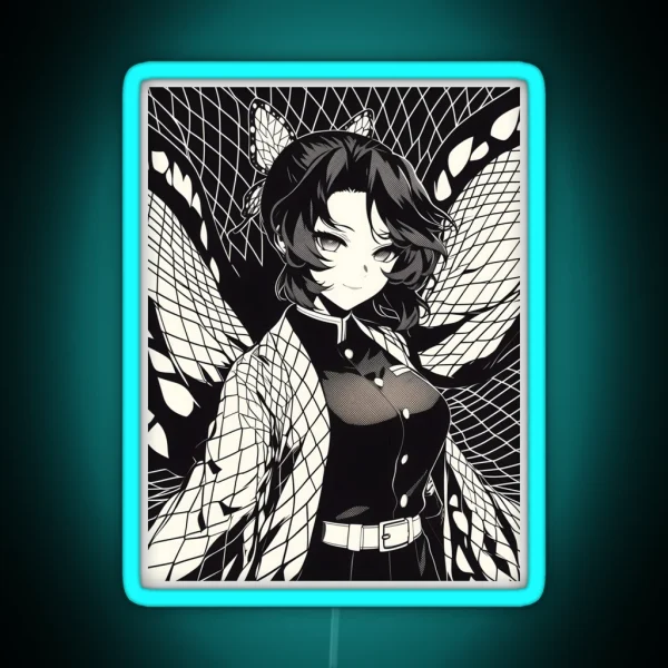 Shinobu Kocho Demon Slayer 5 RGB Neon Sign