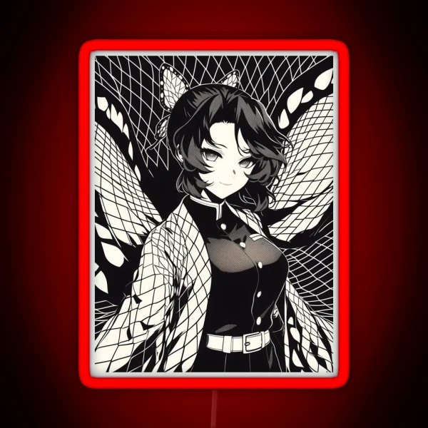 Shinobu Kocho Demon Slayer 5 RGB Neon Sign