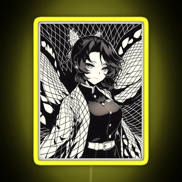 Shinobu Kocho Demon Slayer 5 RGB Neon Sign