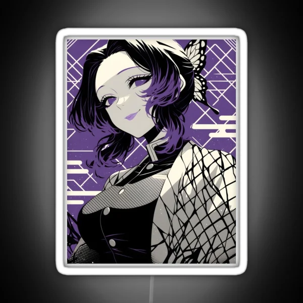 Shinobu Kocho Demon Slayer 7 RGB Neon Sign