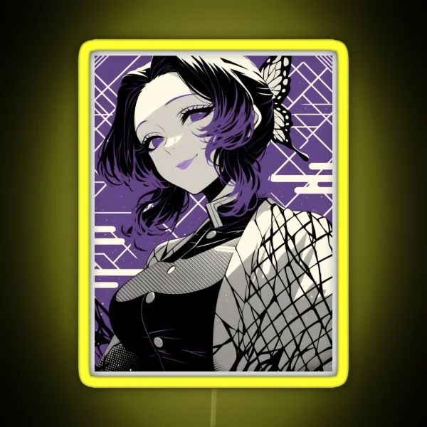 Shinobu Kocho Demon Slayer 7 RGB Neon Sign