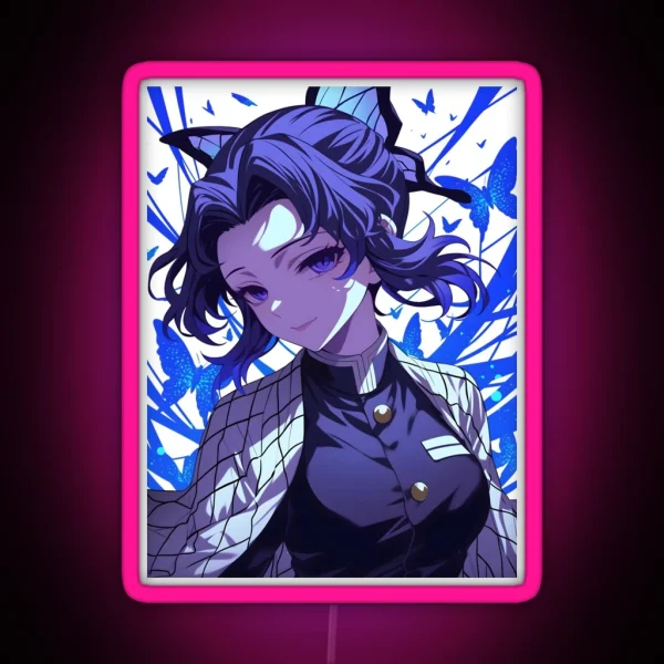 Shinobu Kocho Demon Slayer 8 RGB Neon Sign