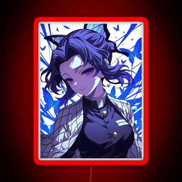 Shinobu Kocho Demon Slayer 8 RGB Neon Sign