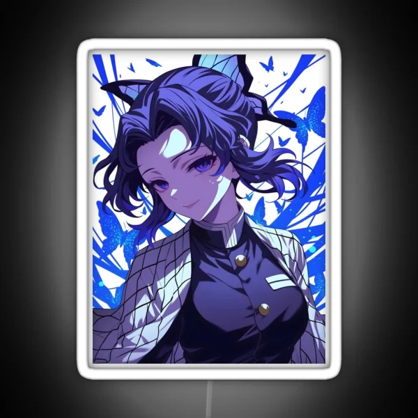 Shinobu Kocho Demon Slayer 8 RGB Neon Sign
