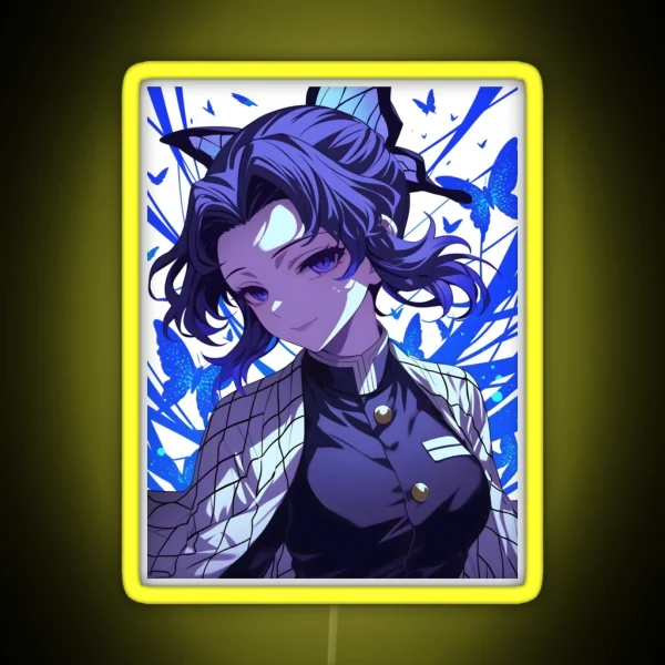 Shinobu Kocho Demon Slayer 8 RGB Neon Sign