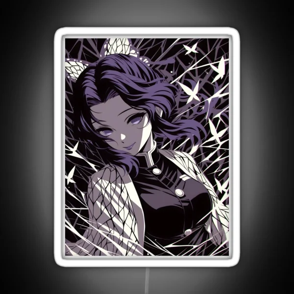 Shinobu Kocho Demon Slayer 9 RGB Neon Sign