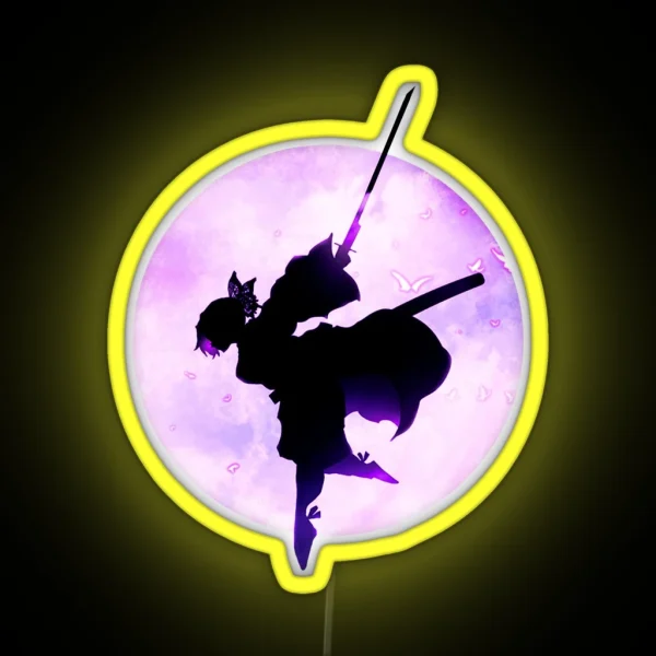 Shinobu Kocho Demon Slayer RGB Neon Sign