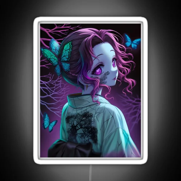 Shinobu Kocho Halloween Demon Slayer 24 RGB Neon Sign