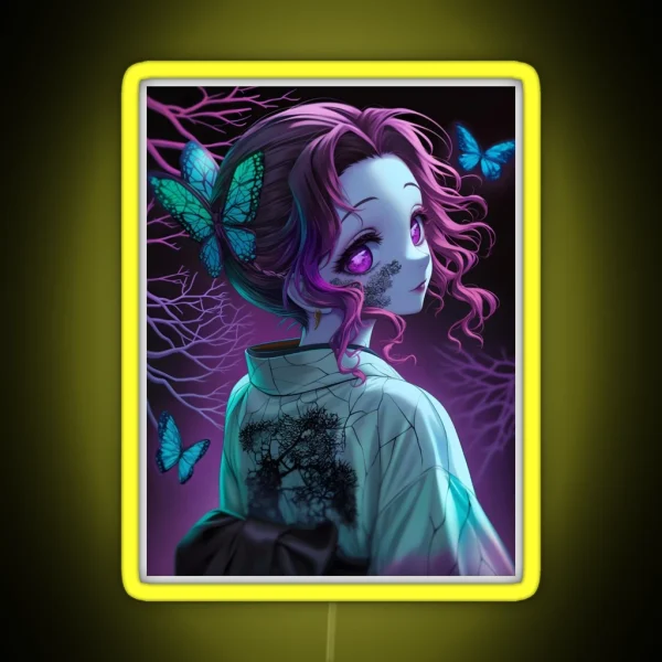 Shinobu Kocho Halloween Demon Slayer 24 RGB Neon Sign