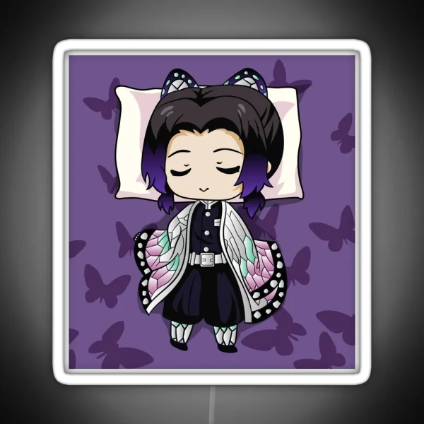 Shinobu Kocho Kimetsu No Yaiba RGB Neon Sign