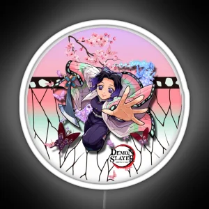 Shinobu Kocho Kimetsu No Yaiba RGB Neon Sign