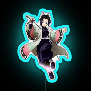 Shinobu Kocho Kimetsu No Yaiba RGB Neon Sign