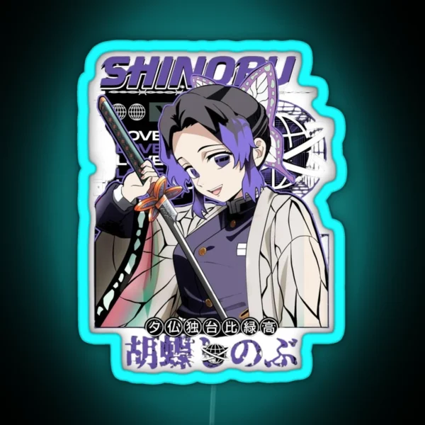 Shinobu Kocho RGB Neon Sign