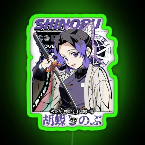 Shinobu Kocho RGB Neon Sign