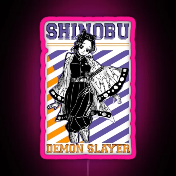 Shinobu The Insect Hashira RGB Neon Sign