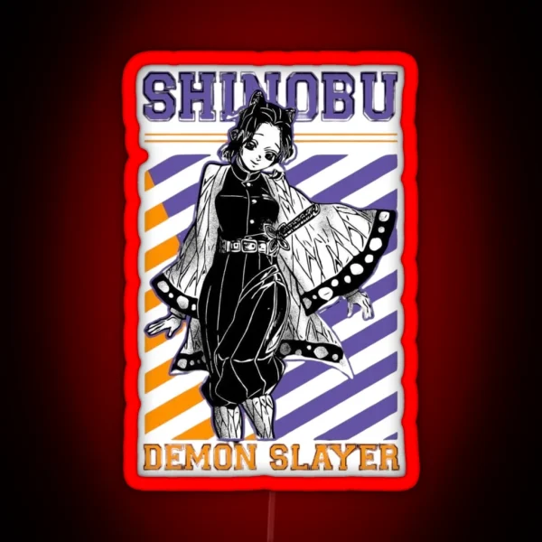 Shinobu The Insect Hashira RGB Neon Sign