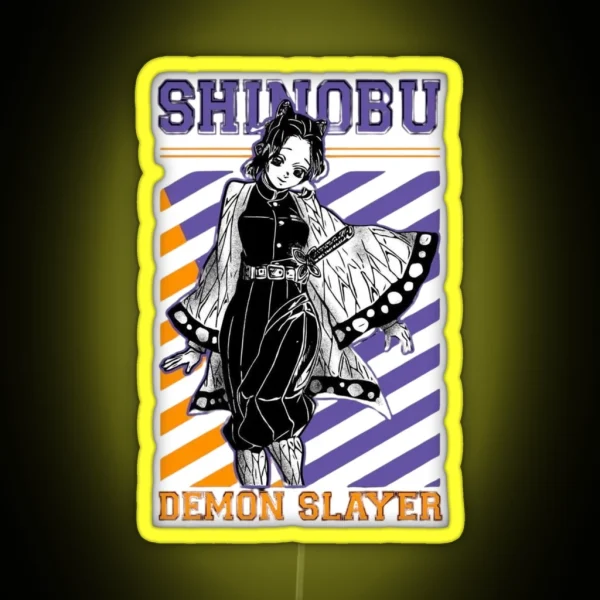 Shinobu The Insect Hashira RGB Neon Sign
