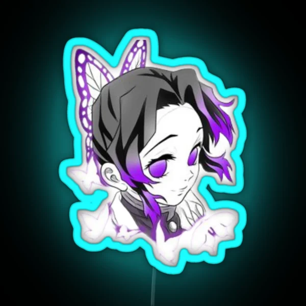 Shinobu The Insect Hashira RGB Neon Sign