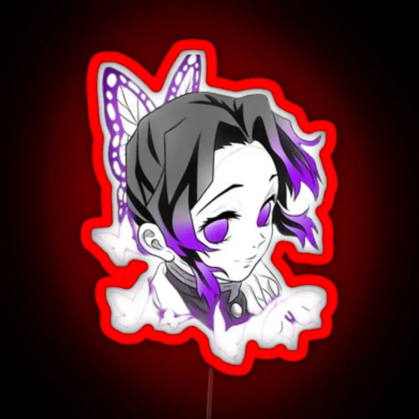 Shinobu The Insect Hashira RGB Neon Sign